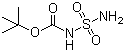 结构式 CAS# 148017-28-1, N-(氨基磺酰基)氨基甲酸叔丁酯
