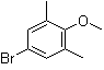structure of CAS# 14804-38-7, 2,6-Dimethyl-4-bromoanisole;1-Bromo-4-methoxy-3,5-dimethylbenzene; 4-Methoxy-3,5-dimethylbromobenzene; 4-Methoxy-3,5-xylyl bromide; NSC 128395