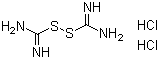 Formamidine disulfide dihydrochloride molecular structure (CAS 14807-75-1)