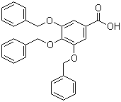 结构式 CAS# 1486-48-2, 3,4,5-三苄氧基苯甲酸