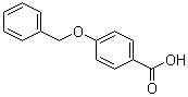 structure of CAS# 1486-51-7, 4-(Benzyloxy)benzoic acid;4-(Phenylmethoxy)benzoic acid; BRL 14280; NSC 16633; p-(Benzyloxy)benzoic acid
