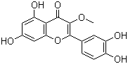 structure of CAS# 1486-70-0, 3-O-Methylquercetin