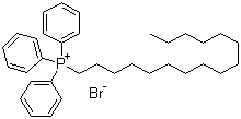 structure of CAS# 14866-43-4, Hexadecyltriphenylphosphonium bromide;Cetyltriphenylphosphonium bromide
