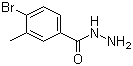structure of CAS# 148672-43-9, 4-Bromo-3-methylbenzoic acid hydrazide