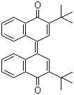 结构式 CAS# 148808-97-3, 2-(叔丁基)-4-[3-(叔丁基)-4-氧代-1(4H)-萘亚基]-1(4H)-萘酮