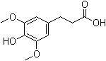 structure of CAS# 14897-78-0, 4-Hydroxy-3,5-dimethoxyhydrocinnamic acid;Dihydrosinapic acid
