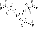 structure of CAS# 148980-31-8, Terbium(III) trifluoromethanesulfonate