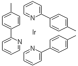 structure of CAS# 149005-33-4, (OC-6-22)-Tris[5-methyl-2-(2-pyridinyl)phenyl]iridium;ADS 066GE