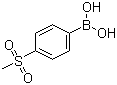 结构式 CAS# 149104-88-1, 4-(甲磺酰基)苯硼酸