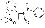 (3R,4S)-1-Benzoyl-4-phenyl-3-[(triethylsilyl)oxy]-2-azetidinone molecular structure (CAS 149249-91-2)