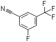 结构式 CAS# 149793-69-1, 3-氟-5-(三氟甲基)苯甲腈