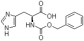 结构式 CAS# 14997-58-1, N-Cbz-L-组氨酸; N-苄氧羰基-L-组氨酸