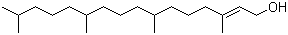 structure of CAS# 150-86-7, Phytol;(E,7R,11R)-3,7,11,15-tetramethylhexadec-2-en-1-ol