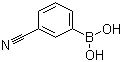 结构式 CAS# 150255-96-2, 3-氰基苯硼酸