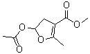 结构式 CAS# 150437-92-6, 5-(乙酰氧基)-4,5-二氢-2-甲基-3-呋喃羧酸甲酯