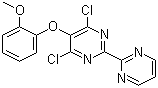 结构式 CAS# 150728-13-5, 4,6-二氯-5-(2-甲氧基苯氧基)-2,2'-二嘧啶