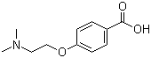 结构式 CAS# 150798-78-0, 4-[2-(二甲基氨基)乙氧基]苯甲酸