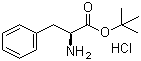 structure of CAS# 15100-75-1, tert-Butyl 3-phenyl-L-alaninate hydrochloride;L-Phenylalanine tert-butyl ester hydrochloride