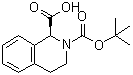 structure of CAS# 151004-94-3, (S)-3,4-Dihydro-1,2(1H)-isoquinolinedicarboxylic acid 2-(1,1-dimethylethyl) ester