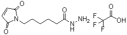 structure of CAS# 151038-94-7, epsilon-Maleimidocaproyl hydrazide mono(trifluoroacetate)