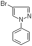 结构式 CAS# 15115-52-3, 4-溴-1-苯基-1H-吡唑