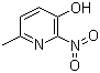 结构式 CAS# 15128-90-2, 3-羟基-6-甲基-2-硝基吡啶