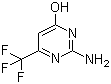 结构式 CAS# 1513-69-5, 2-氨基-4-羟基-6-(三氟甲基)嘧啶