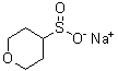 structure of CAS# 1516140-99-0, Tetrahydro-2H-pyran-4-sulfinic acid sodium salt (1:1)