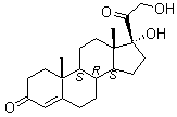structure of CAS# 152-58-9, 11-Deoxycortisol;11-Deoxy-17-hydrocorticosterone; Reichstein S; Reichstein substance S