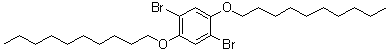 structure of CAS# 152269-98-2, 1,4-Dibromo-2,5-bis(decyloxy)benzene