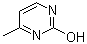 结构式 CAS# 15231-48-8, 2-羟基-4-甲基嘧啶