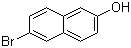 结构式 CAS# 15231-91-1, 6-溴-2-萘酚