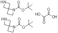 结构式 CAS# 1523571-10-9, 1,6-二氮杂螺[3.3]庚烷-1-羧酸叔丁酯半草酸盐
