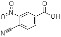 结构式 CAS# 153775-42-9, 4-氰基-3-硝基苯甲酸