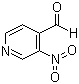 结构式 CAS# 153813-70-8, 3-硝基吡啶-4-甲醛