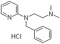 盐酸曲吡那敏分子结构 (CAS 154-69-8)