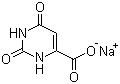 structure of CAS# 154-85-8, Orotic acid sodium salt;6-Carboxy-2,4-dihydroxypyrimidine monosodium salt