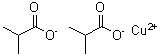 结构式 CAS# 15432-56-1, 异丁酸铜