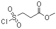structure of CAS# 15441-07-3, 3-Chlorosulfonylpropionic acid methyl ester;3-Methoxy-3-oxopropanesulfonyl chloride; Methyl 3-chlorosulfonylpropanoate; Methyl 3-chlorosulfonylpropionate