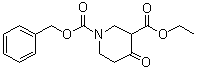 structure of CAS# 154548-45-5, Ethyl 1-benzyloxycarbonyl-4-oxo-3-piperidinecarboxylate