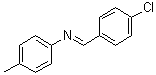 结构式 CAS# 15485-32-2, N-(4-氯亚苄基)-4-甲基苯胺