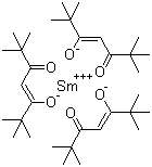 structure of CAS# 15492-50-9, Samarium tris(dipivaloylmethanate);Tris(2,2,6,6-tetramethyl-3,5-heptanedionato)samarium; Tris(dipivaloylmethanato)samarium