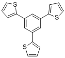 structure of CAS# 15509-95-2, 1,3,5-Tri(2-thienyl)benzene;2,2',2''-(1,3,5-benzenetriyl)tris-thiophene