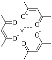 结构式 CAS# 15554-47-9, 三乙酰丙酮钇