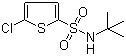 structure of CAS# 155731-14-9, 5-Chloro-N-tert-butyl-2-thiophenesulfonamide;5-Chlorothiophene-2-sulfonic acid tert-butylamide