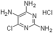 结构式 CAS# 155824-29-6, 2,4,5-三氨基-6-氯嘧啶盐酸盐
