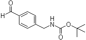 structure of CAS# 156866-52-3, (4-Formylbenzyl)carbamic acid tert-butyl ester