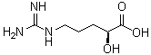 L-5-Guanidino-2-hydroxyvaleric acid molecular structure (CAS 157-07-3)