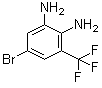 structure of CAS# 157026-19-2, 2,3-Diamino-5-bromobenzotrifluoride;[2-Amino-4-bromo-6-(trifluoromethyl)phenyl]amine