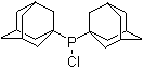 structure of CAS# 157282-19-4, Diadamantylchlorophosphine;Bis(1-adamantyl)phosphinous chloride; Di-1-adamantylchlorophosphine